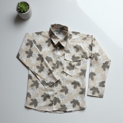 Som Boys Printed Casual Light Blue Shirt