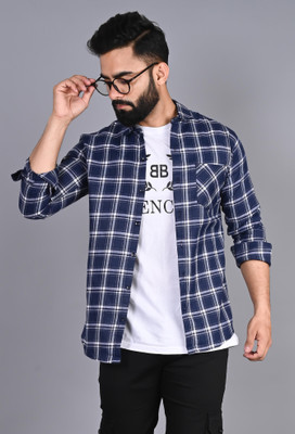 FUBAR Men Checkered Casual Multicolor Shirt