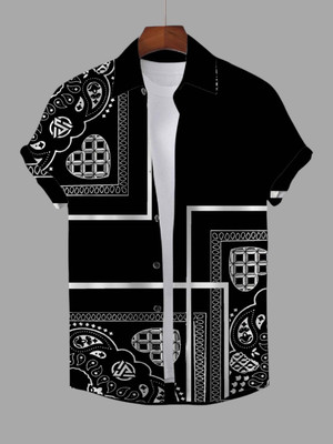 iCome Men Printed Casual Multicolor Shirt