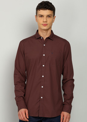 Allen Solly Men Solid Casual Red Shirt