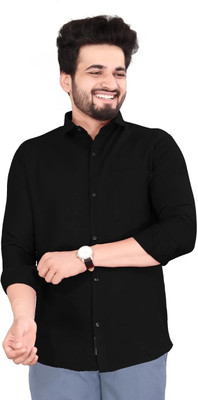 StellLIFESTYLE Trend Men Solid Casual Black Shirt