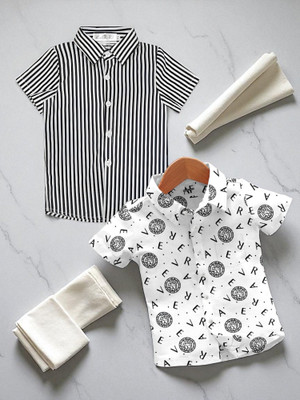 SPAROW ENTERPRISE Boys Printed Casual Multicolor Shirt