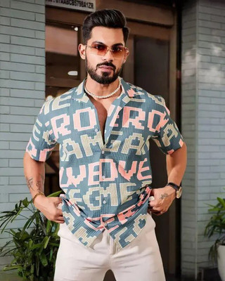 Squadfashion Men Self Design Casual Multicolor Shirt