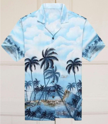 SHFASHION Men Printed Casual Multicolor Shirt