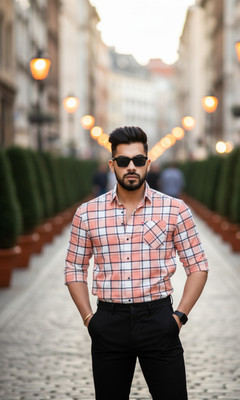 Bloviate Men Embroidered Casual Multicolor Shirt