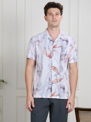 VALENCLUB Men Printed Casual Multicolor Shirt