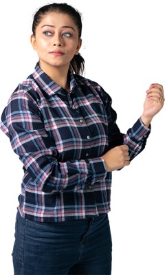 Being Iban Women Checkered Casual Multicolor Shirt