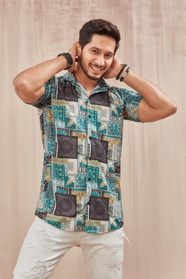 MAHADEV Men Printed Casual Multicolor Shirt