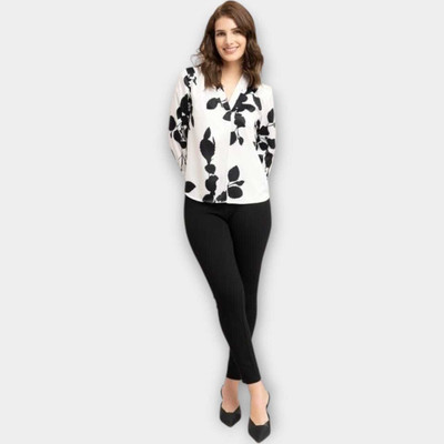 KALLAXI Women Printed Casual Multicolor Shirt