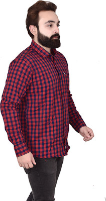 Trending Ayansh Men Solid Casual Red Shirt