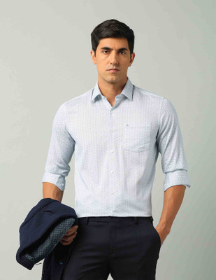 ARROW Men Geometric Print Formal Blue Shirt