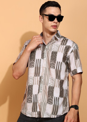 METRONAUT Men Printed Casual Multicolor Shirt