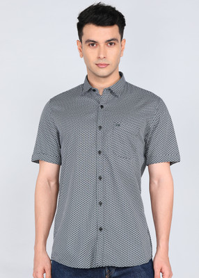 PETER ENGLAND Men Printed Formal Grey Shirt