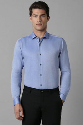 Louis Philippe Ath.Work Men Solid Formal Light Blue Shirt