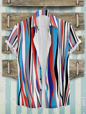 Radha Krishna Fashion Men Checkered Casual Multicolor Shirt