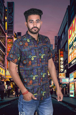 Shivina Creation Men Printed Casual Multicolor Shirt