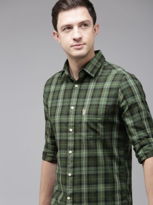 U.S. POLO ASSN. Men Checkered Casual Multicolor Shirt