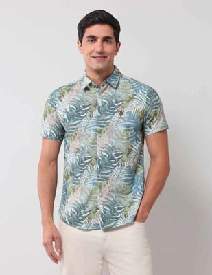 VARDA CREATION Men Floral Print Casual Multicolor Shirt
