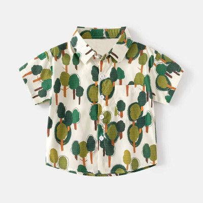 SOVIRA Baby Boys Printed Casual Multicolor Shirt