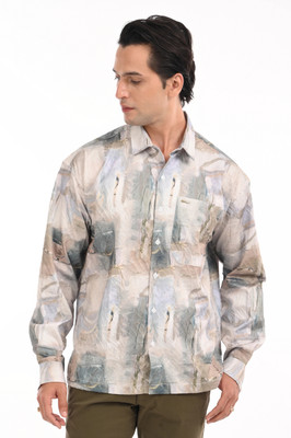 Estilocus Men Printed Casual Multicolor Shirt