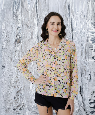 TANDUL Women Printed Casual Multicolor Shirt