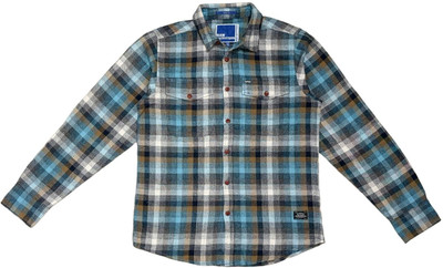 RAW OUTFITTERS Boys Checkered Casual Multicolor Shirt