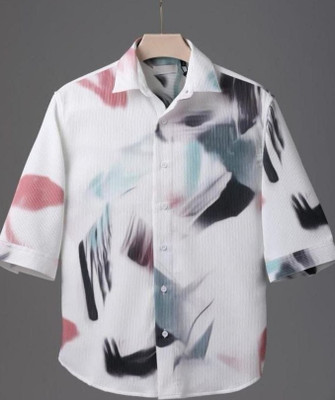 quinlan Men Printed Casual Multicolor Shirt