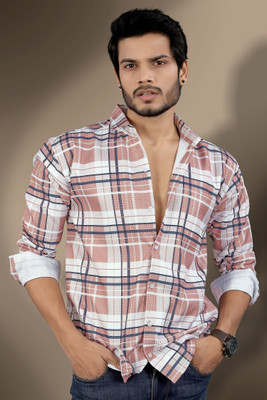 Marmic Fab Men Self Design Casual Multicolor Shirt