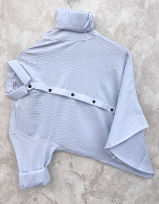 KKCREATION Men Striped Casual Multicolor Shirt