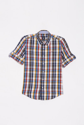 Allen Solly Boys Checkered Casual Multicolor Shirt