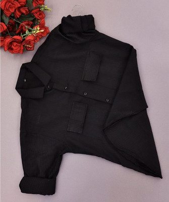 COOL BOY Men Self Design Casual Pink Shirt