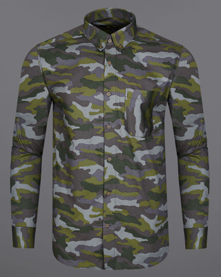 HOC Men Printed Casual Multicolor Shirt