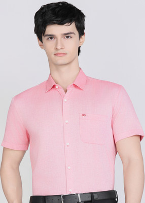 PETER ENGLAND Men Checkered Formal Red Shirt