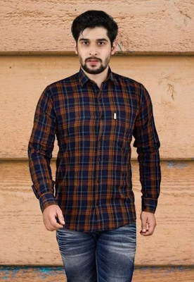 Arthz Fashion Trend Men Checkered Casual Multicolor Shirt