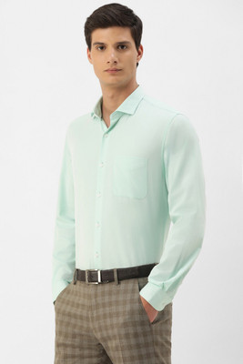 PETER ENGLAND Men Solid Formal Light Green Shirt
