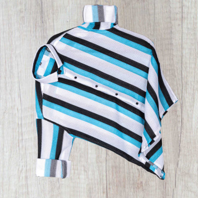 HEJAMAA CREATION Men Self Design, Striped Casual Multicolor Shirt