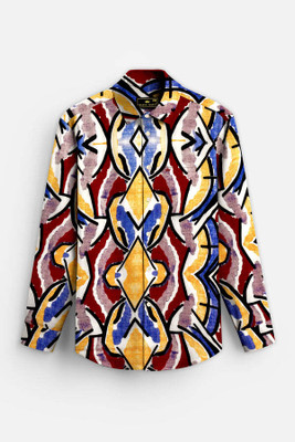 french crown Men Printed Casual Multicolor Shirt