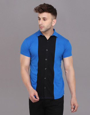 GEUM Men Solid Casual Multicolor Shirt