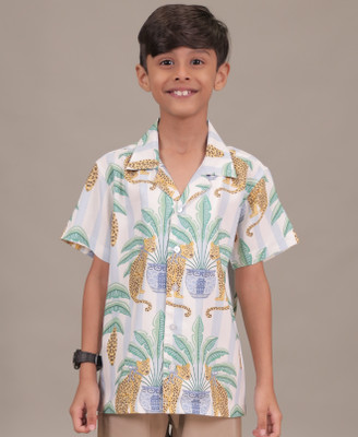FunFukrey Boys Printed Casual Multicolor Shirt