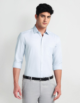 ARROW Men Solid Formal Light Blue Shirt