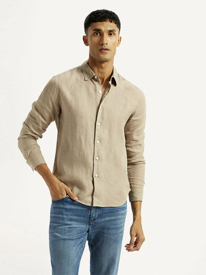 LEVI'S Men Solid Casual Light Blue Shirt