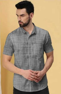 Suhana collection Men Solid Casual Yellow Shirt
