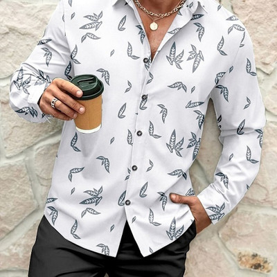 ISUEL Febb Men Solid Casual White Shirt