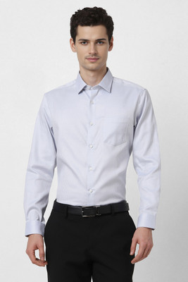 PETER ENGLAND Men Solid Formal Grey Shirt