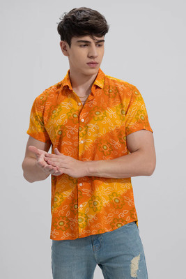 PRIMEFIELD Men Printed Casual Multicolor Shirt