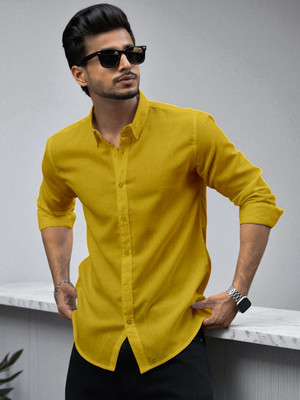 Yanthi Trend Men Solid Casual Multicolor Shirt