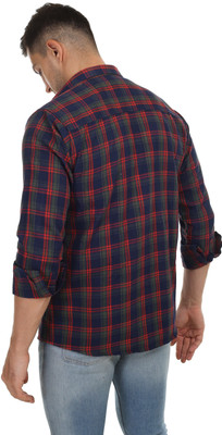 Arthz Fashion Trend Men Checkered Casual Multicolor Shirt