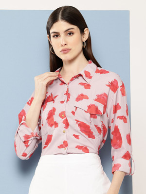 CHEMISTRY Women Printed Casual Multicolor Shirt