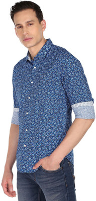 AD by Arvind Men Printed Casual Multicolor Shirt