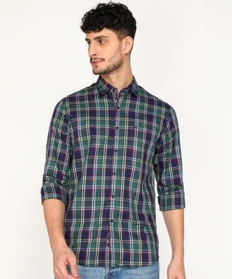 PETER ENGLAND Men Checkered Casual Multicolor Shirt